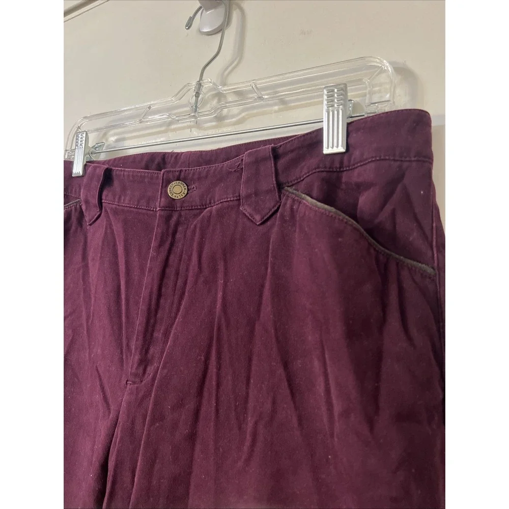 Lauren Jeans Co Ralph Lauren Pants Womens 12 High Rise Straight Classic‎ Fit Red